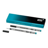 Tinta Set Repuesto Roller Montblanc - Medium Barbados Blue