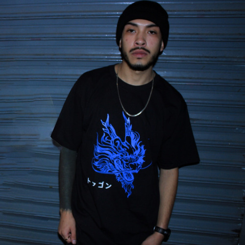 Playera Dragon Azul Oversize Fkttsh Moda Urbana D29