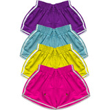 Kit 6 Shorts Feminino Tactel Plus Size Piscina Moda Praia