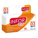 Prater Infor Vit Vitamina D3 800 Ui 30 Comprimidos