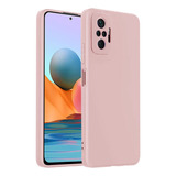 Carcasa Silicona Slim Para Xiaomi Redmi Note 10 Pro +vidrio