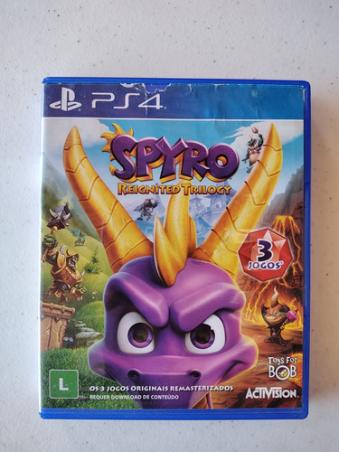 Jogo Spyro Reignited Trilogy Ps4 Game Mídia Física Original 