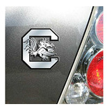 Ncaa Carolina Del Sur Fighting Gallos De Pelea Chrome Emblem