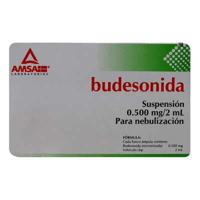 Budesonida (amsa) Susp. P\u002Fnebn. C\u002F5 Fco. Amp. 0.500 Mg\u002F2 Ml. | Envío gratis