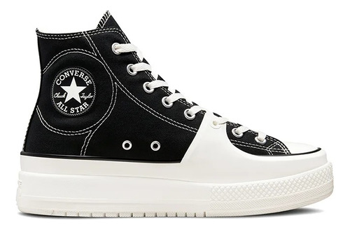 Converse Chuck Taylor All Star Construct Hi Black Vintage Wh