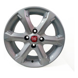 Rodas Aro 14 Fiat Strada Brw 1250 4x98 Prata