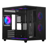 Gabinete Dt3 Hyperflow Black 14139-8 Lateral Vidro M-atx/itx