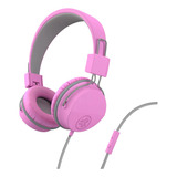 Audifonos De Diadema Sonidolab Vibe Junior Wired Color Rosa