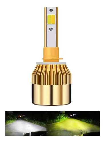 Foco Kit Led Auto Moto Faro Bicolor Blanco Amarillo 1pz