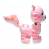 Gatica Inflable Juguete Para Niña Gata Mascota Gatita Rosada