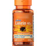 Luteína Lutein 40 Mg Com Zeaxantina 60 Caps Puritans Pride 