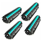 4 Toner 35a 36a 85a Para Hp P1005 P1102 1102w M1132 M1210