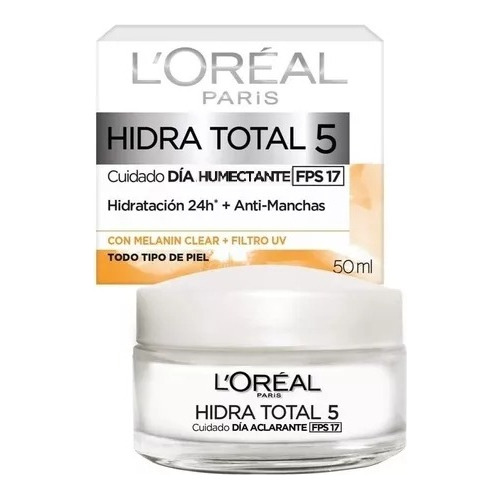 L'oreal Paris Hidra Total 5 Dia Fps17 Anti Manchas