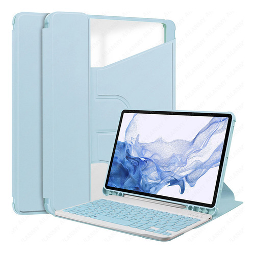 Funda Con Rotación 360 Y Teclado For iPad 9.º/8.º/7.º De