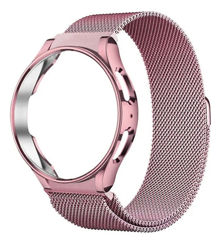 Para Samsung Galaxy Watch 6 5 Correa Y Funda De Metal