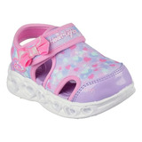 Sandalias Skechers Heart Lights (luces) 303250n-pklv