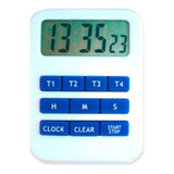 Cuadruple Timer Digital Luft Alarma Reloj Iman + Soporte