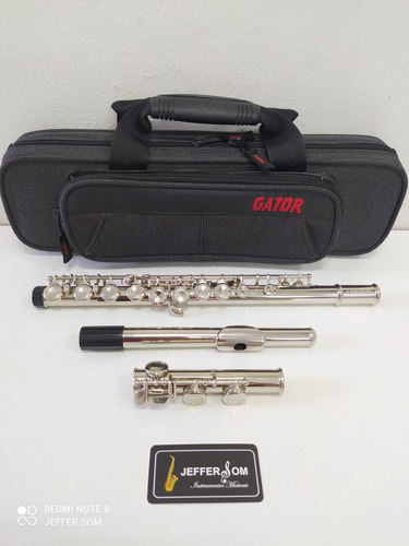 Flauta Transversal Suzuki + Super Case Gator  Semi-nova 