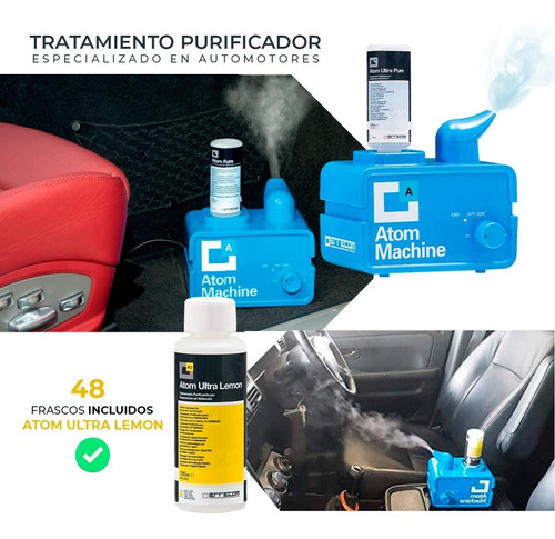 Kit Tratamiento Desinfectante Limon Auto Taller Detailing