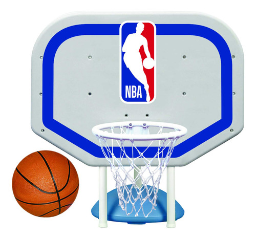 Poolmaster  Nba Logo Pro Rebote - Juego De Baloncesto Junto.