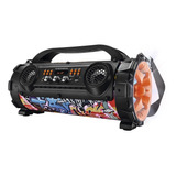 Caixa Amplificadora Mondial Mco08 100w Thunder Street Bivolt Cor Graffiti 110v/220v