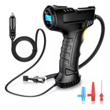 Compresor Digital12v Con Linterna Led T/pistola Auto 150psi