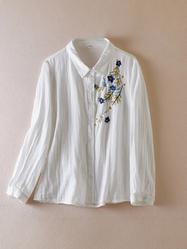 Camisa Casuales Mujer Blusas De Manga Larga Para Dama