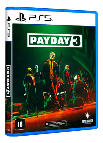 Jogo Ps5 Pay Day 3 Ubisoft