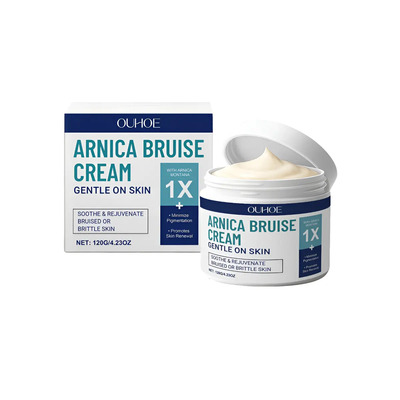 Crema De Árnica Para Moretones Ouhoe, 120 G, Suave, Calmante