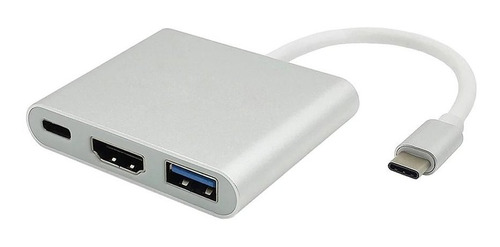 Adaptador Usb C A Hd 3 En 1 Compatible Con Macbook Pro Usb 3