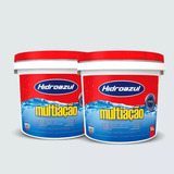 Baldes Clloro Multi Ação 1-0kg Hidroazul Para Piscina 8 Em 1