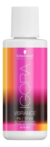 Loción Activadora Igora Vibrance 4% 13 Vol. 60 Ml Crema Tonificante 4% 13 Vol