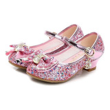 C Zapatos De Niña Sandalias Princesa Zapatillas De Cristal