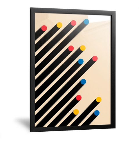 Cuadros Bauhaus Decorativos Living Diseños Geométricos 20x30