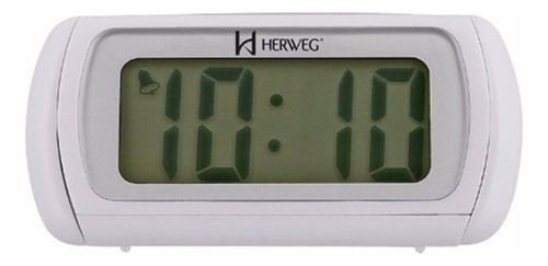 Despertador Herweg Digital 2981 024 Cor Branco