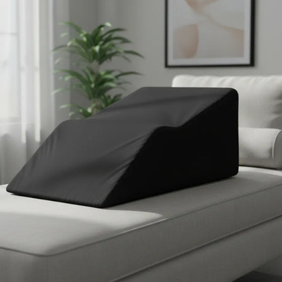 Almohada DRJOOHN Basic Reposapiernas basic cuña 61cm x 28cm x 43cm negro | Envío gratis