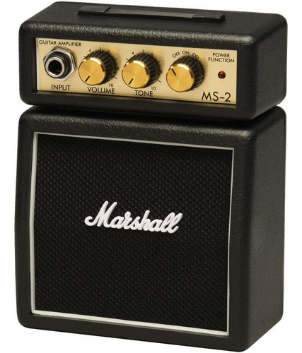 Amplificador De Guitarra Micro Marshall Ms2, Alimentado Por 