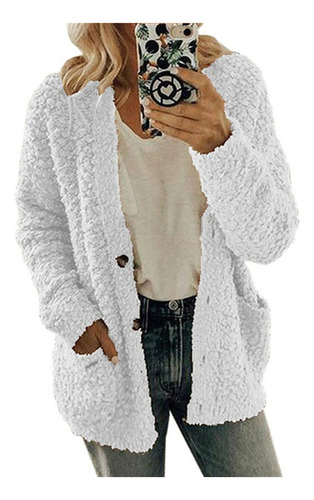 Lazhu Coat Teddy Bear Chaqueta De Moda Femenina Tallas