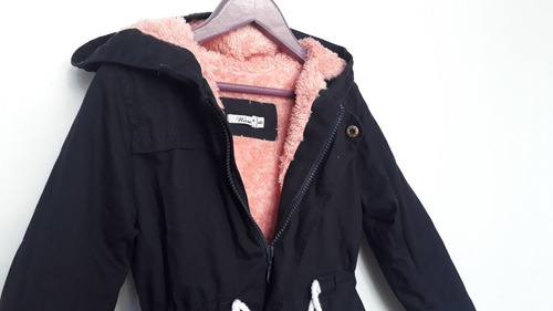 Parka Campera De Nena Con Corderito