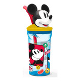 Vaso Sorbete Infantil 360ml Con Figura 3d Escolar Color Mickey