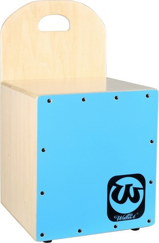 Mini Cajón Walter Madera Celeste Respaldo Niños Cuota