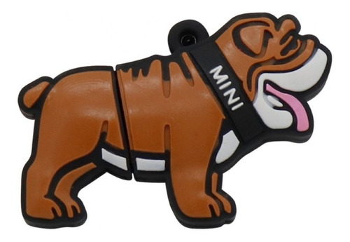 Memoria Usb 32gb Figuras Bulldog Mini Cafe