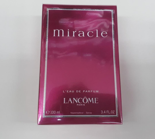 Perfume Miracle Lancome Eau De Parfum X 100ml Original