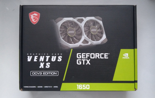 Tarjeta De Video Msi Geforce Ventus  Gtx 1650 4gb Gddr6.