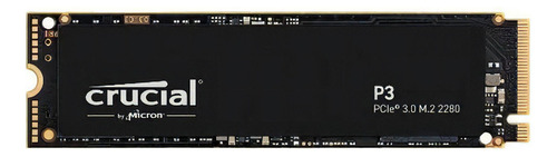 Disco Solido Ssd M2 Crucial P3 4tb Negro Ct4000p3ssd8