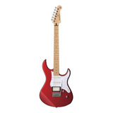 Guitarra Eléctrica Yamaha Pac012/100 Series 112vm De Aliso Red Metallic Brillante Con Diapasón De Arce