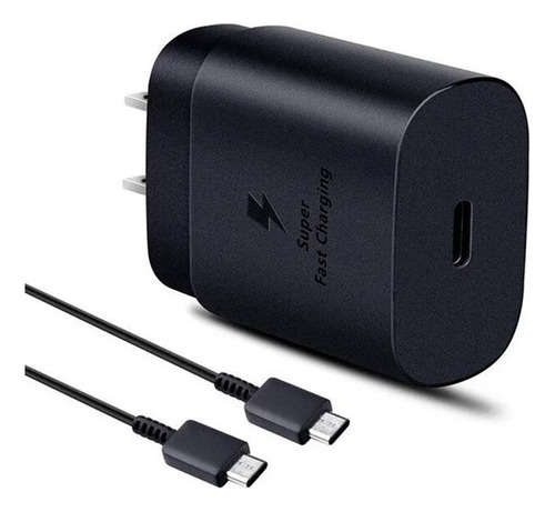 Cargador Superrápido 25w Samsung A34,a54,m13,m14,s21,note 10