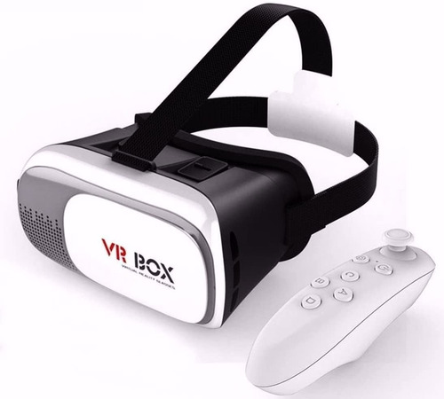 Óculos Vr Box 2.0 Realidade Virtual 3d + Controle Blutooth