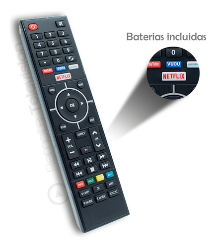 Control Remoto Element Smart Tv + Pilas