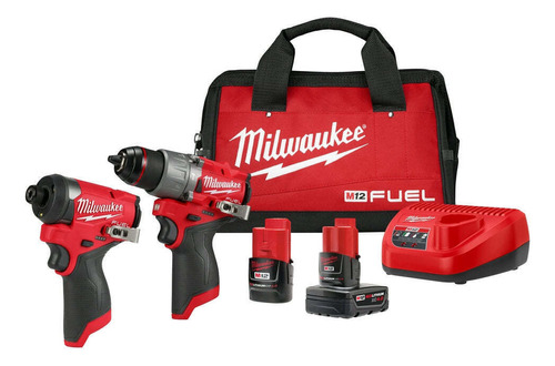 Milwaukee Kit Taladros M12 Fuel 3497-22 - 2 Baterías -  E.o.